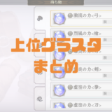 【アナデン】上位グラスタは誰に装備させるのがおすすめ?【独断!】